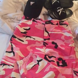 Pink Camouflage pants